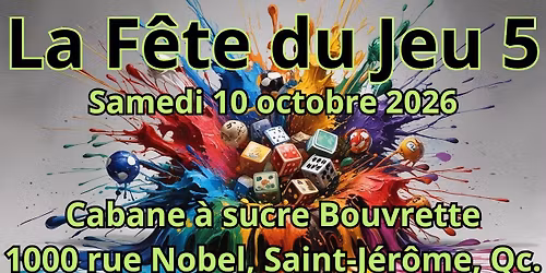 La F\u00eate du Jeu - 5i\u00e8me \u00e9dition