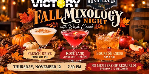 Fall Mixology Night at Victory