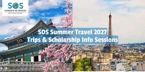 SOS Trips  & Scholarships Info Session 2