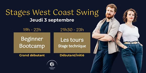 Stages West Coast Swing avec Lucie & Fabien