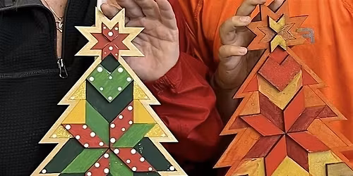 Holiday wood painting craft