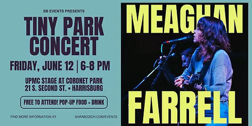 Tiny Park Concert: Meaghan Farrell in Coronet Park
