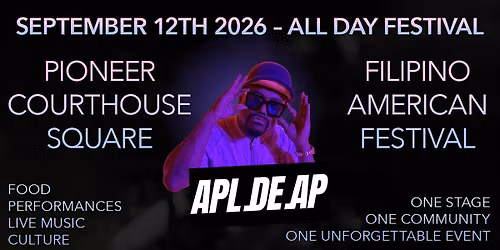 2026 Filipino American Festival Portland feat. Apl.de.Ap
