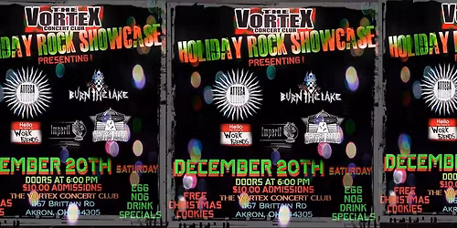 Holiday Rock Showcase at The Vortex