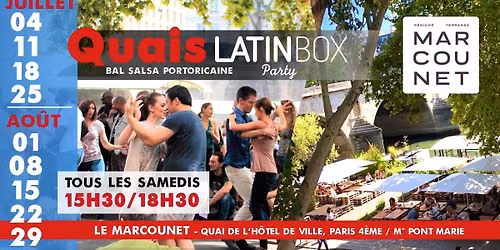 Quais LatinBox au Marcounet - Salsa Portoricaine