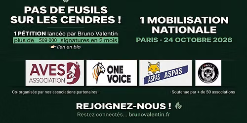Pas de fusils sur les cendres - Marche Pour Le Vivant