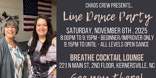 Free Line Dancing - Breathe Cocktail Lounge