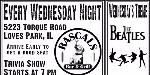 Dr. Johnny Sunshine Pub Trivia at Rascal's Bar & Grill