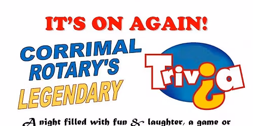 Our Legendary Trivia Night is back - Book a table and enjoy a night of fun and laughter