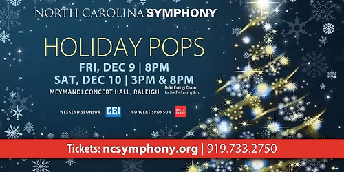 North Carolina Symphony: Holiday Pops