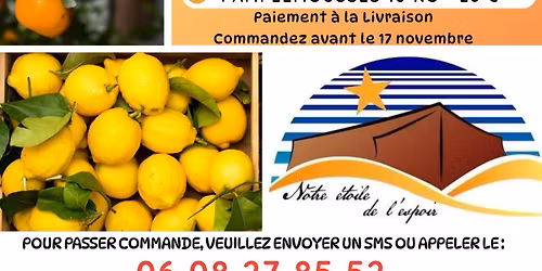 Op\u00e9ration agrumes : vente solidaire