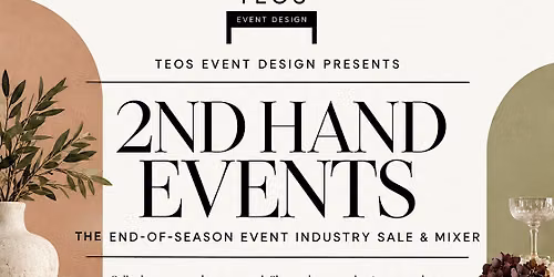 2nd Hand Events: Event Planner Resale Marketplace