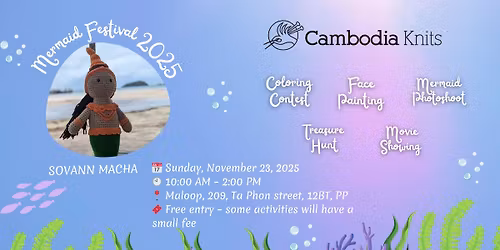 Mermaid Festival 2025: November 23rd @ Maloop Garden, 10am-2pm, Free Event
