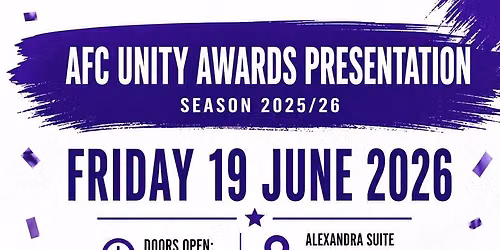 AFC Unity Presentation Night \ud83c\udf89 