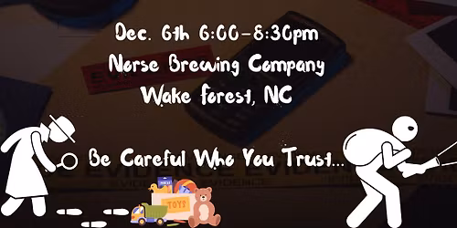 Whodunit Mystery Dinner - Holiday Charity Edition