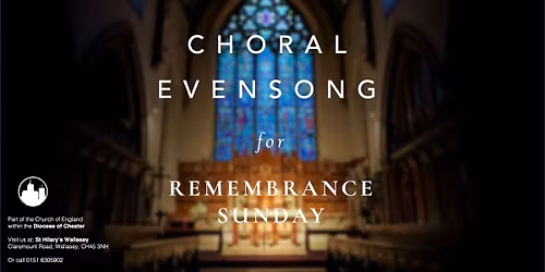 Choral Evensong for Remembrance Sunday