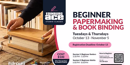 Beginner Papermaking & Book Binding Classes