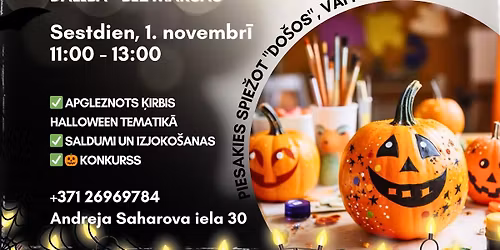 Halloween \u0137irbju apglezno\u0161ana P\u013cavnieku tirg\u016b (BEZMAKSAS)