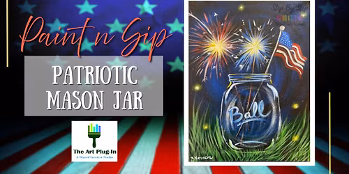 Paint n Sip - Patriotic Mason Jar