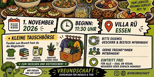 Mitbringbrunch zum Weltvegantag + Tauschb\u00f6rse