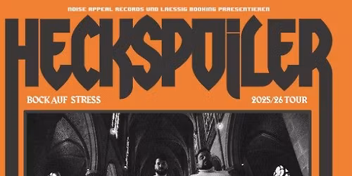 indiepartment pr\u00e4sentiert: Heckspoiler | Support: Tired.