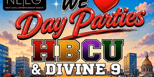 We love Day Parties  HBCU \/ DIVINE 9 Rooftop Edition