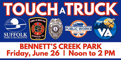 Touch a Truck at Bennett's Creek Park, Suffolk