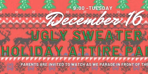 Ugly Sweater & Holiday Attire Parade
