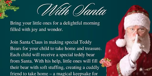TEDDY BEAR WORKSHOP WITH SANTA