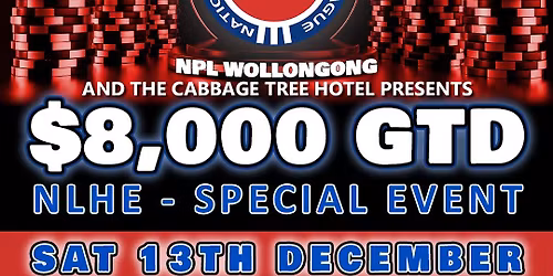 $8,000 Guaranteed Special Event