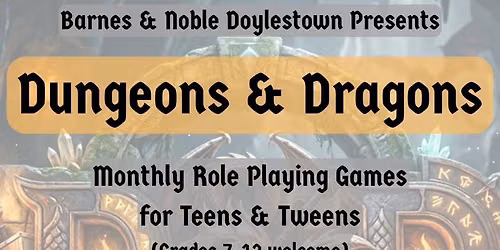 Dungeons & Dragons for Teens & Tweens