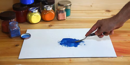 Pastel making - Practical workshop at Cass Art