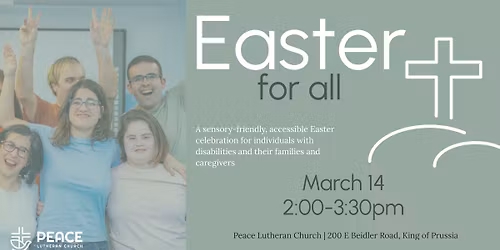 Easter for all | Free sensory-friendly, accessible for individuals with disabilities, special needs