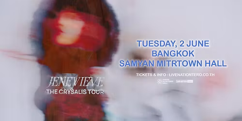 Jenevieve \u2013 The CRYSALIS Tour \u2013 Worldwide