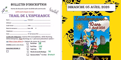 Trail de l'Esp\u00e9rance