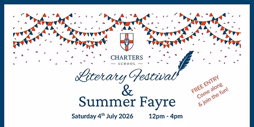 Charters Literary Festival & Summer Fayre