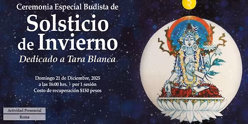 Ceremonia Especial Budista de Solsticio de Invierno, Dedicado a Tara Blanca