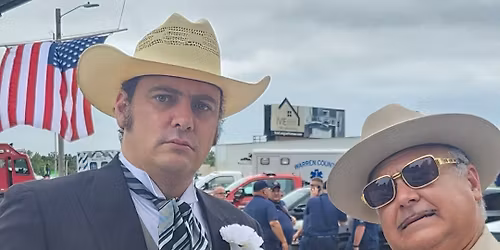 Buford and Junior Sunset Drive In Car Show