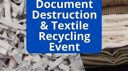 Document Destruction & Textile Recycling Event
