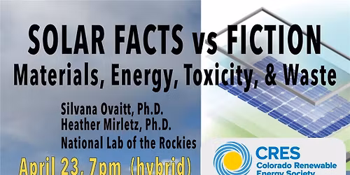Solar Facts vs Fiction: Materials, Energy, Toxicity & Waste