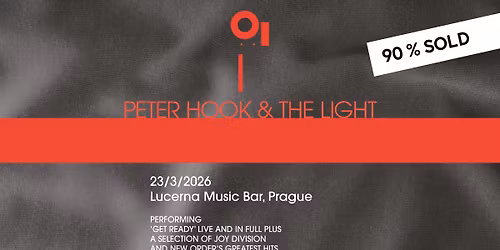 Peter Hook & The Light \/ UK | Lucerna Music Bar