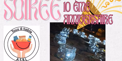 10eme anniversaire des illuminations des escaliers du vieux Thiers à Esneux 