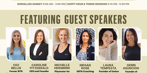 SheRallies: Serve & Sip Summit