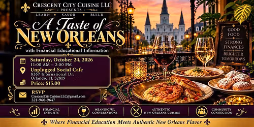 A Taste of New Orleans: Food, Financial Education & Community