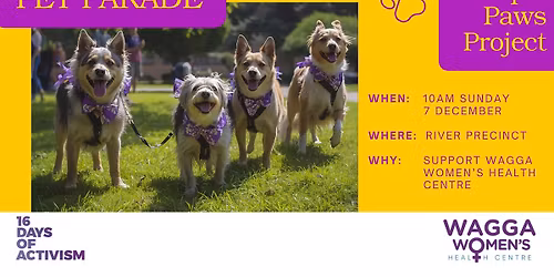 Purple Paws Project Pet Parade
