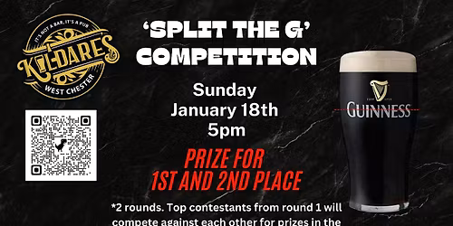 Kildare's Presents: Guinness Split the G Competition!