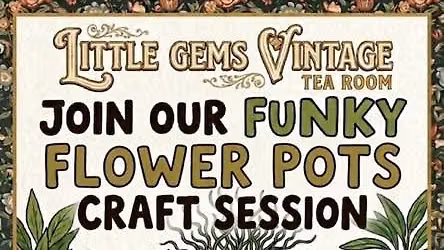 Funky flower pots craft session