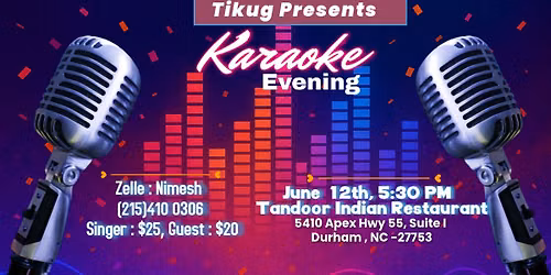 Tikug Karaoke Evening