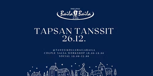 Baila Baila's boxing day social!