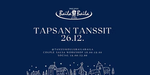 Baila Baila's boxing day social!